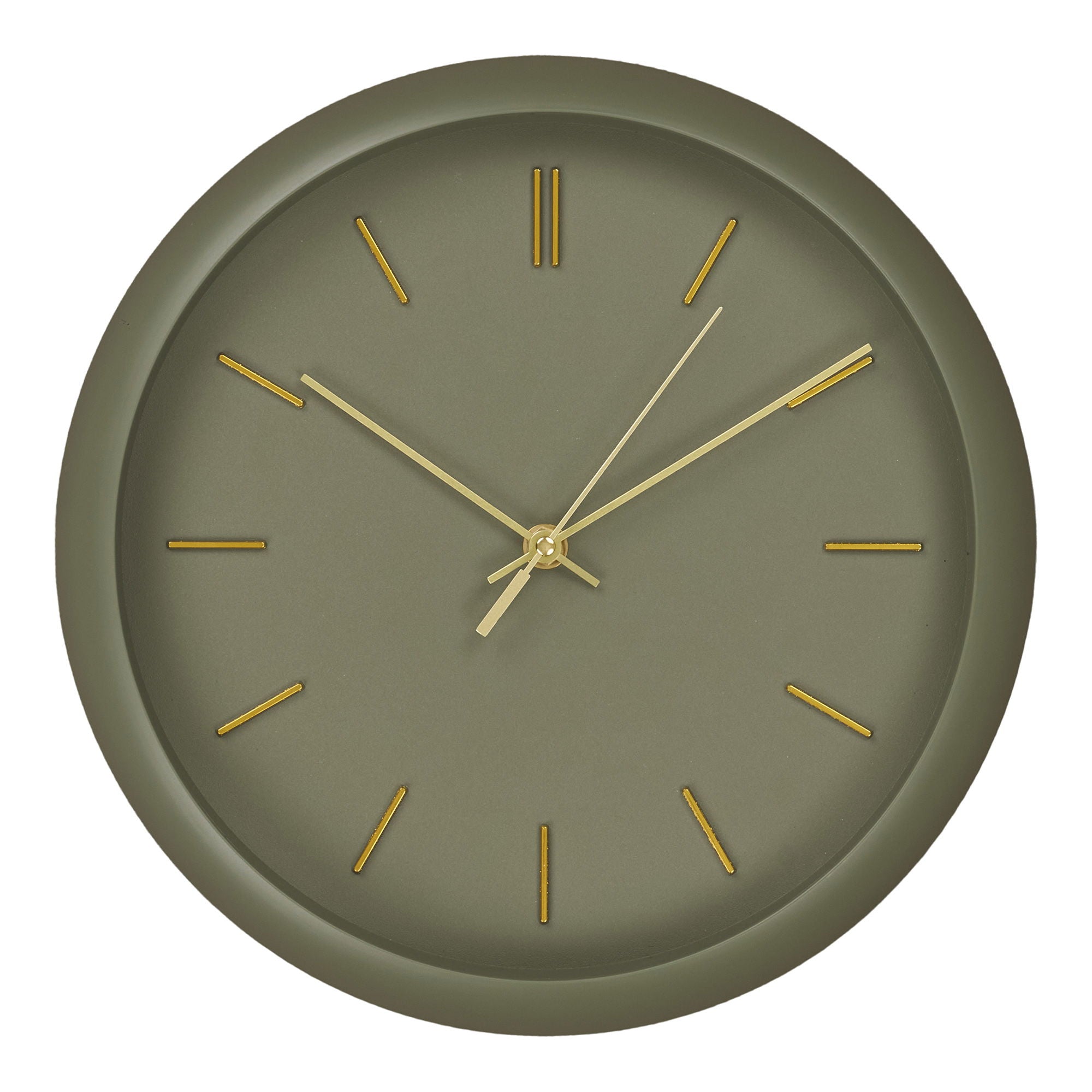 Rossano Wall Clock - Wall clock, green, silent movement ø30 cm