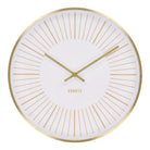 Takamaka Wall Clock - Wall clock, aluminium, gold, silent movement ø40 cm