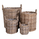 Caor Baskets - Baskets, kubu rattan, nature set of 4