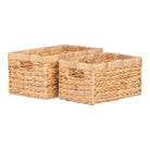 Passo Basket - Baskets, water hyacinth, nature set of 2