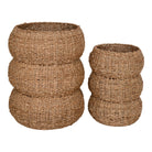 Sarbas Baskets - Baskets, seagrass, nature set of 2