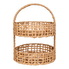 Anadia Tray - Tray, paper, natural, ø29x39 cm