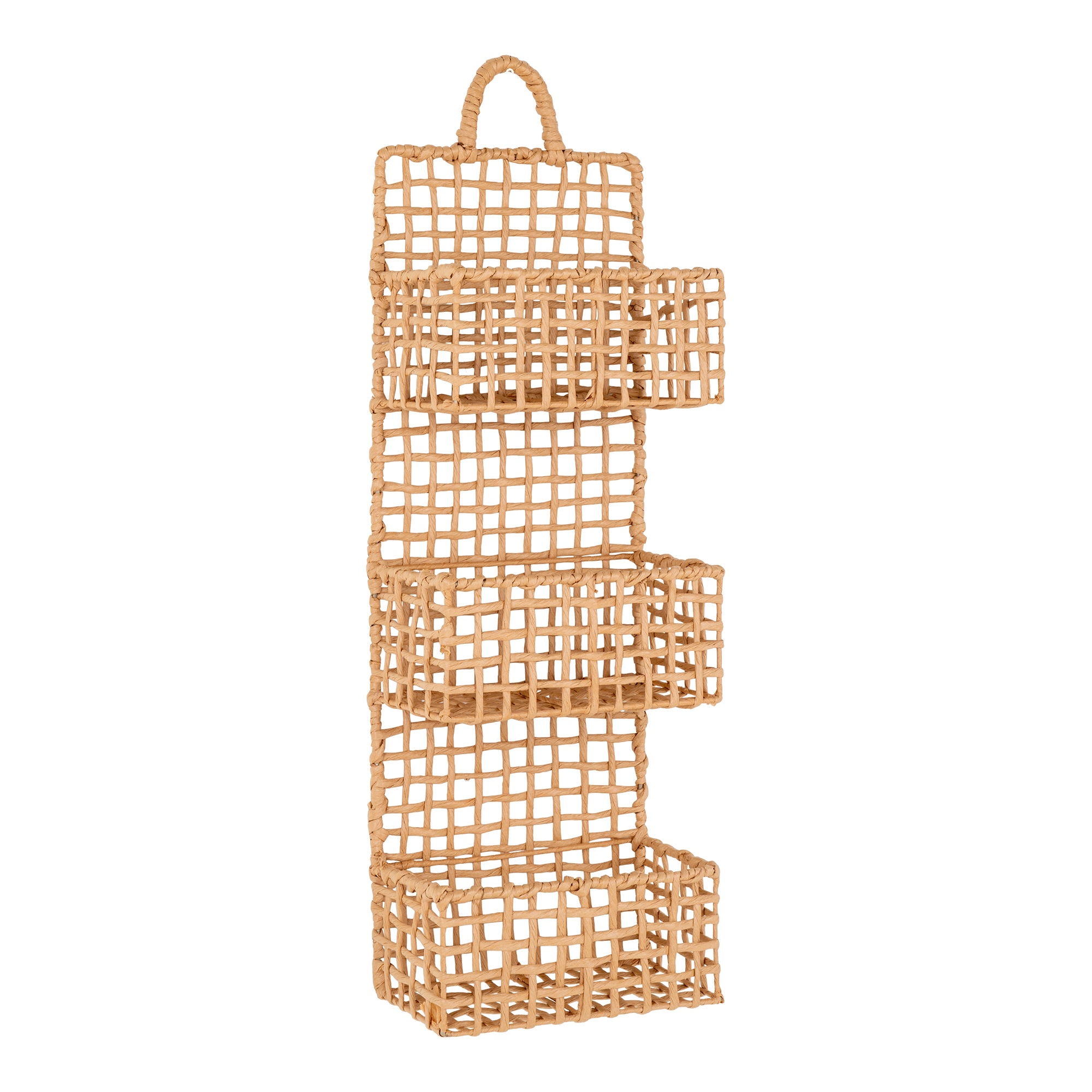 Sines Wall Shelf - Wall Shelf, paper, natural, 25x15x70 cm