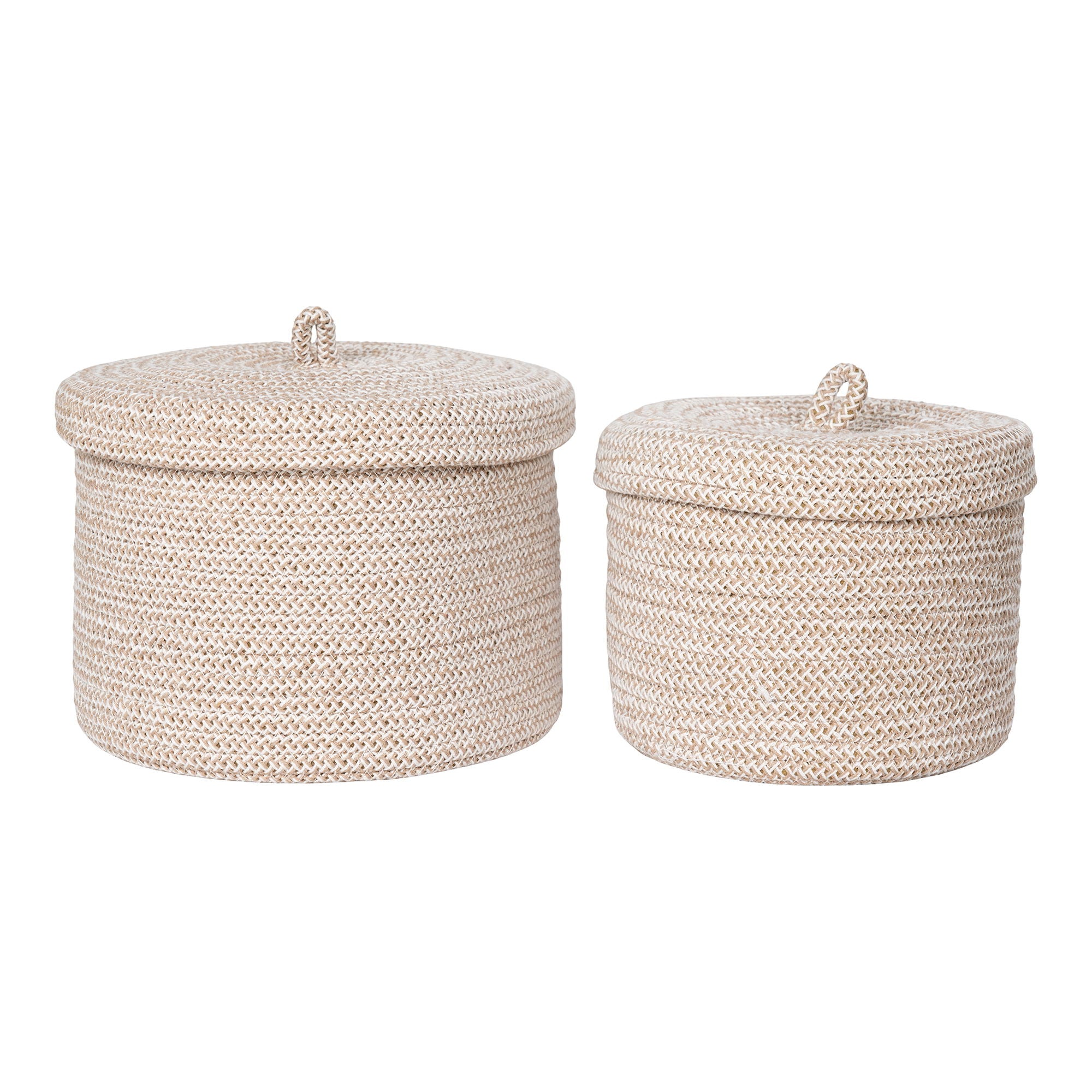 Sebal Baskets - Baskets, cotton, beige, set of 2