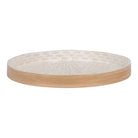 Tray - <p>Tray, bamboo/capiz, beige, 40x40x3,5 cm</p>