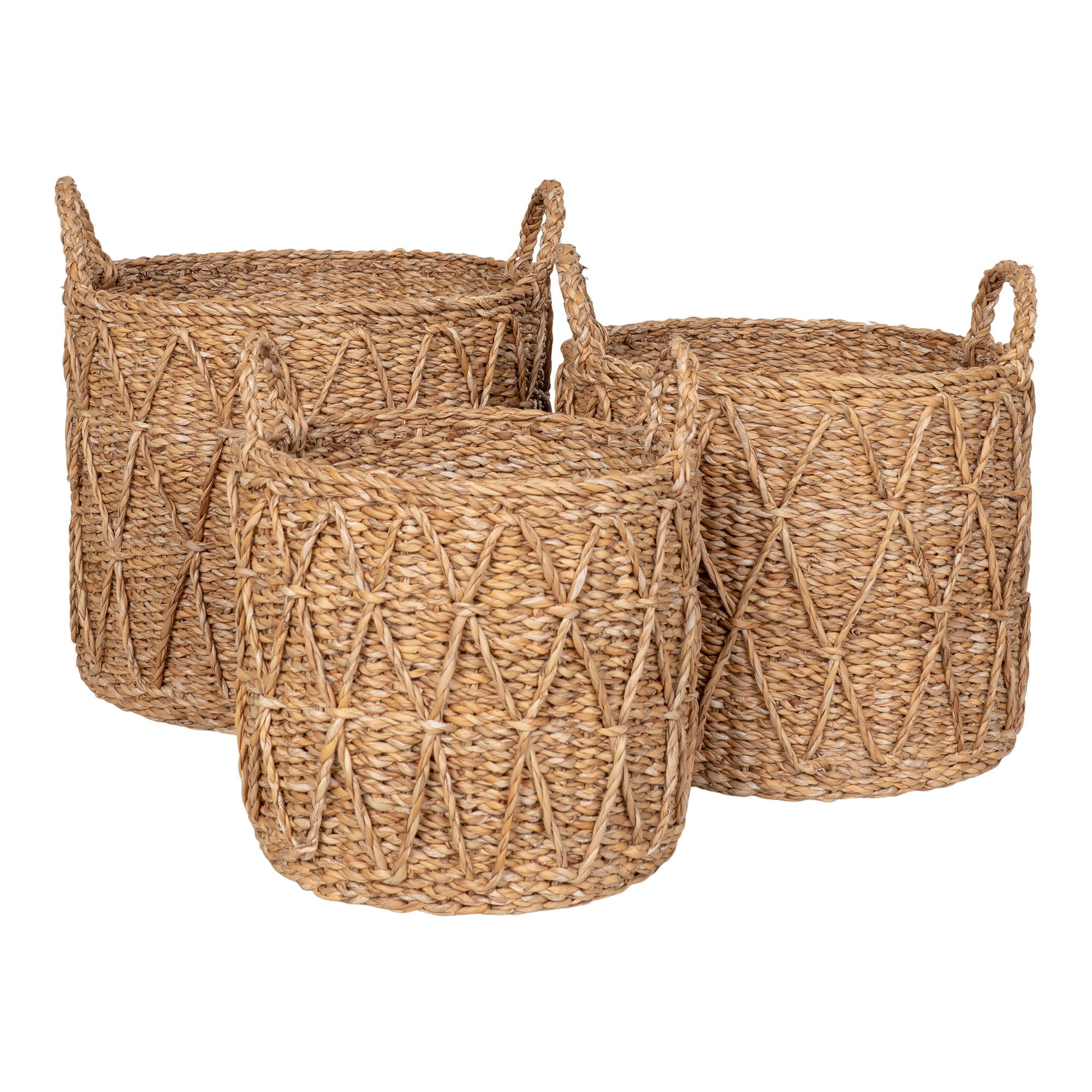 Krabi Baskets - Baskets, seagrass, natural, set of 3