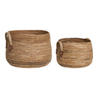 Aosta Baskets - Baskets, banana leaf, natural, set of 2