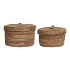 Desio Baskets - Baskets, banana leaf, natural, set of 2
