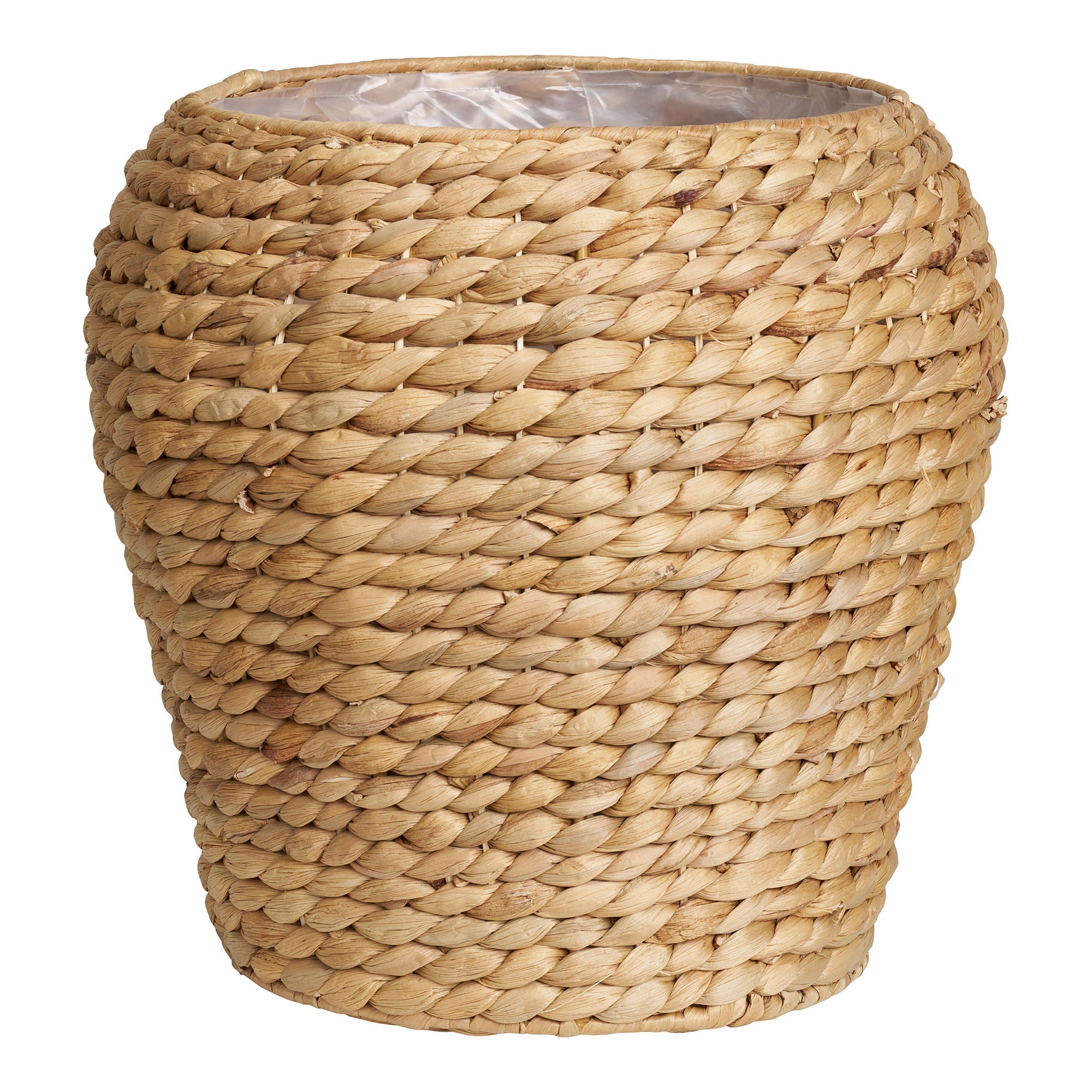 Denia Basket - Basket, water hyacinth, nature ø34,5x34,5 cm