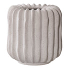 Flowerpot - Flowerpot, ceramic, grey ø15x15 cm