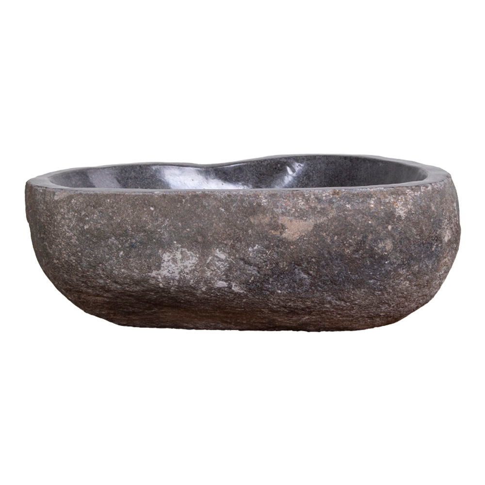 Donau Riverstone Sink - Sink, riverstone, nature, 35x40x15 cm