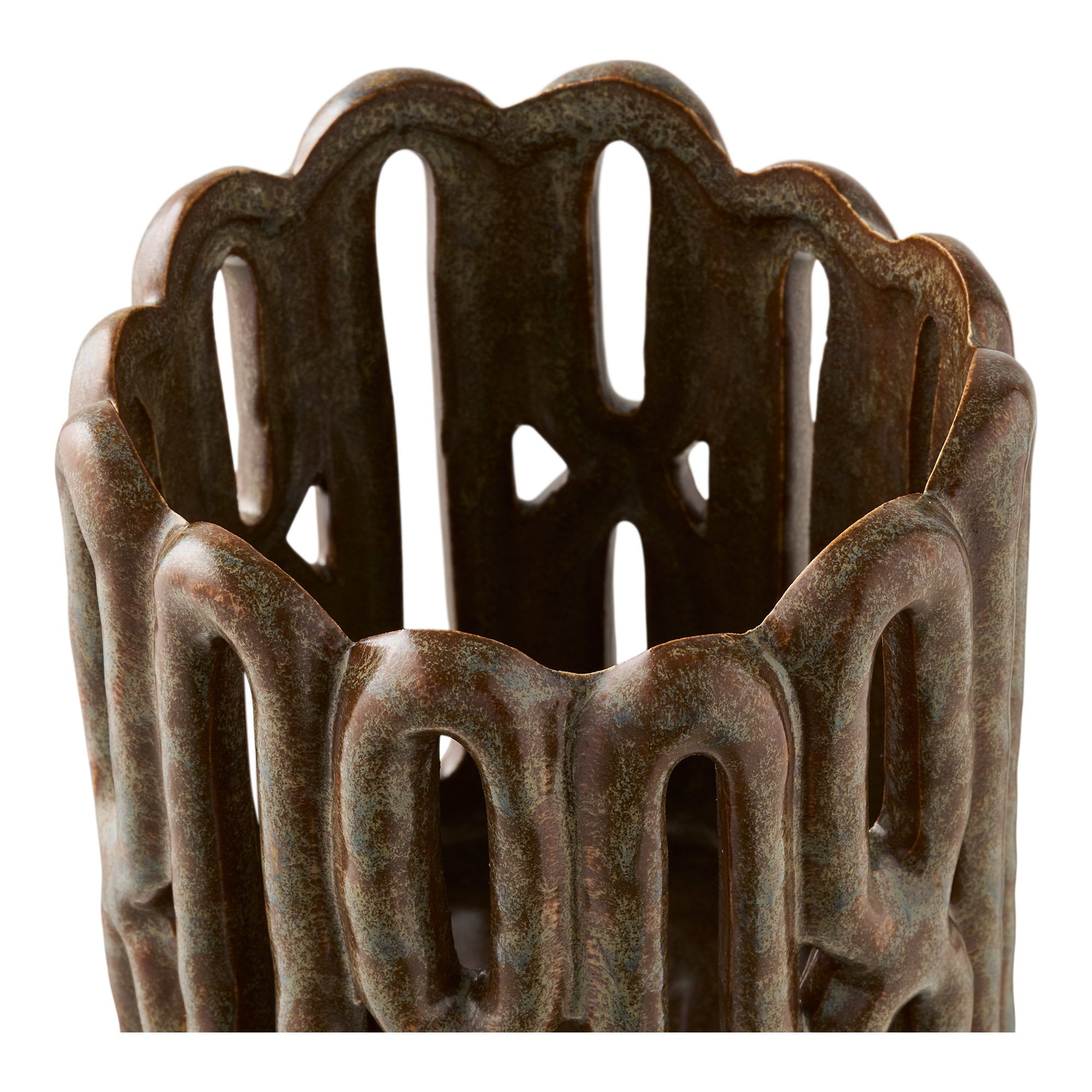 Candle Holders - Brown