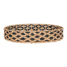 Nerja Tray - Tray, seagrass, black/nature ø38 cm