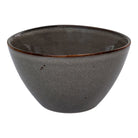 Selma Bowl  - Bowl, ceramic, grey/brown ø15x9 cm, set of 4