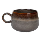 Selma Mug - Mug, ceramic, grey/brown ø10x7,5 cm, set of 4