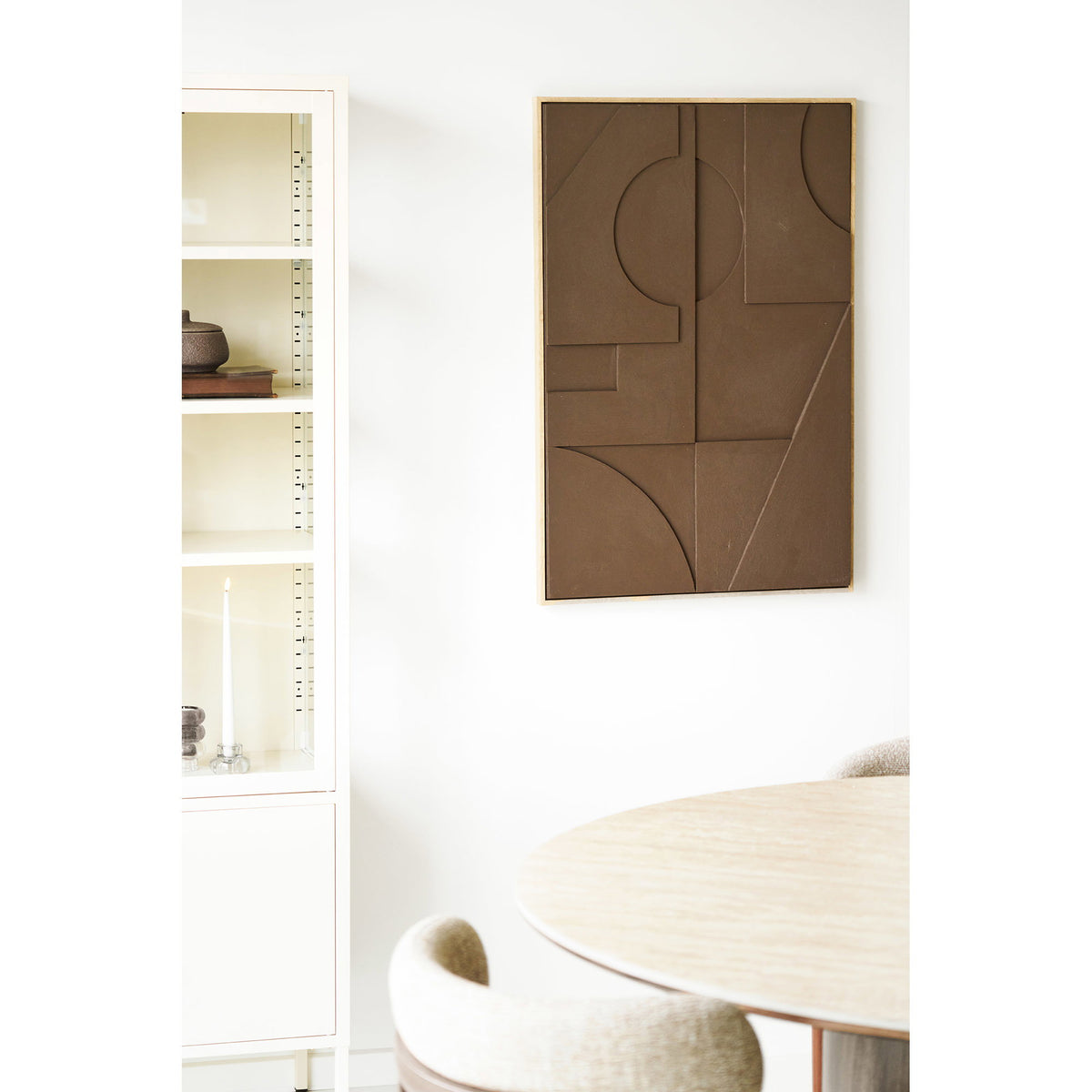 Isabella Relief Wall Decoration - Brown