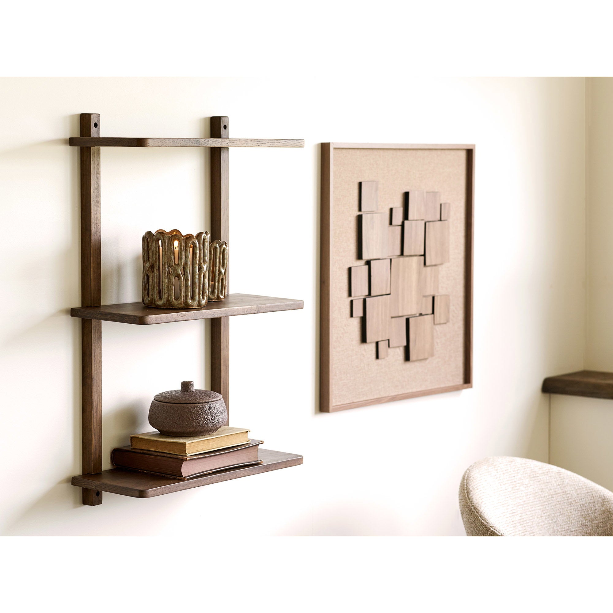 Gala Relief Wall Decoration - Brown