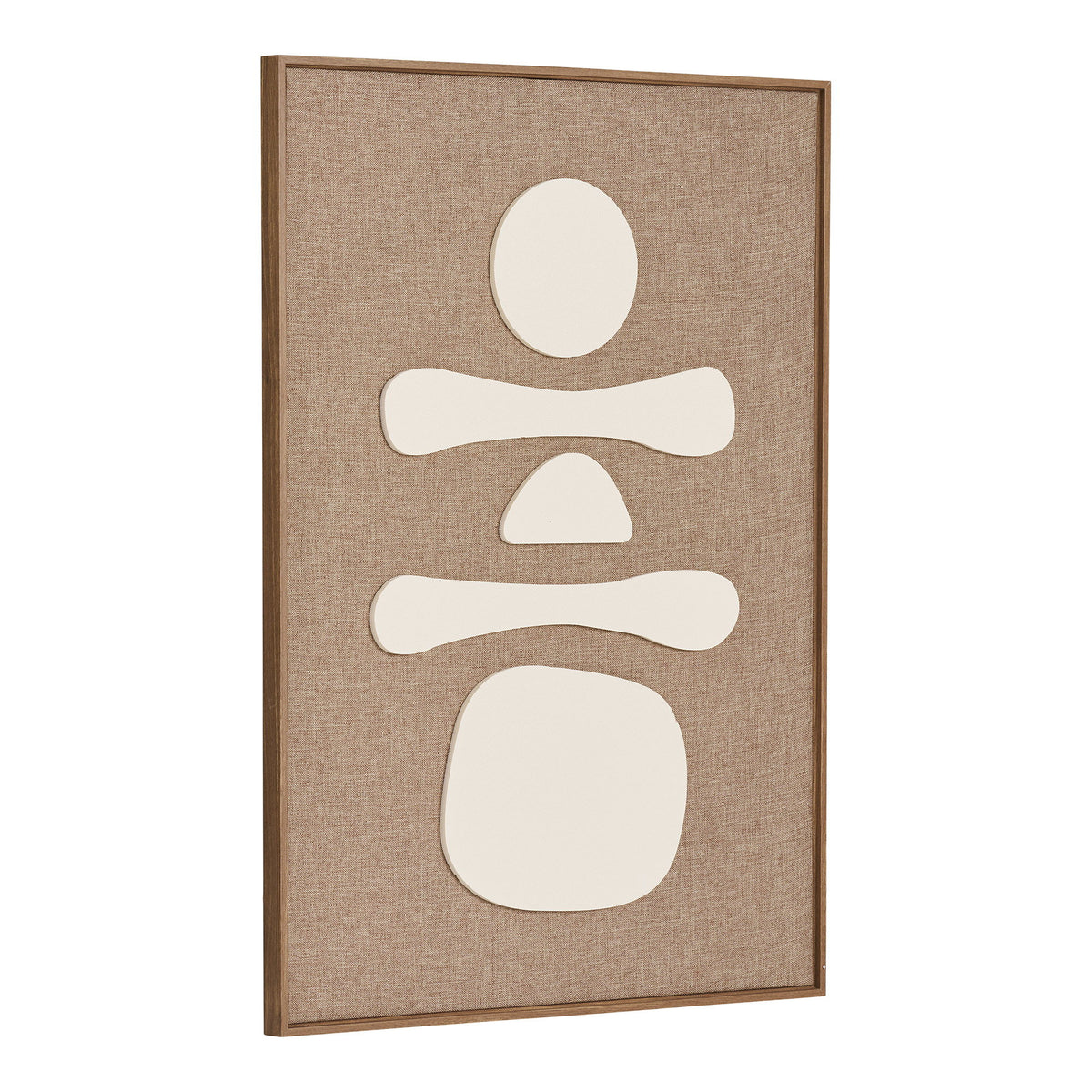 Diva Relief Wall Decoration - Brown / Beige