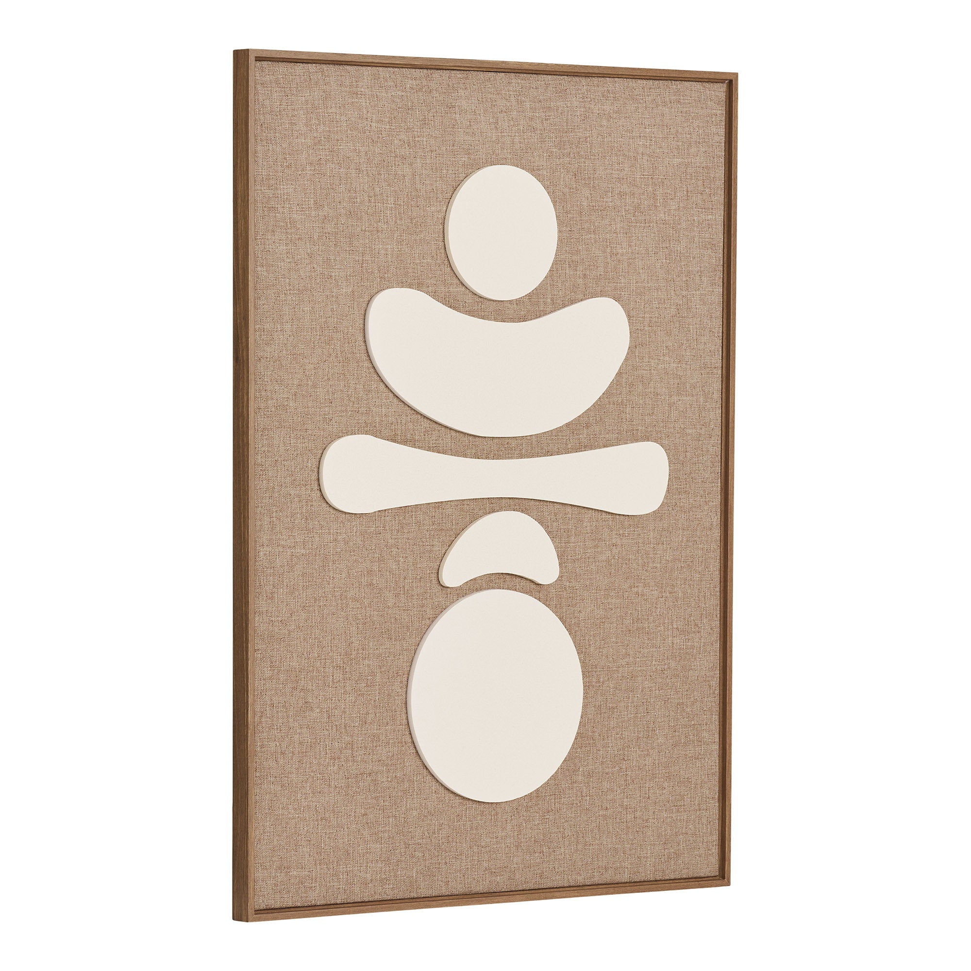 Diva Relief Wall Decoration - Brown / Beige