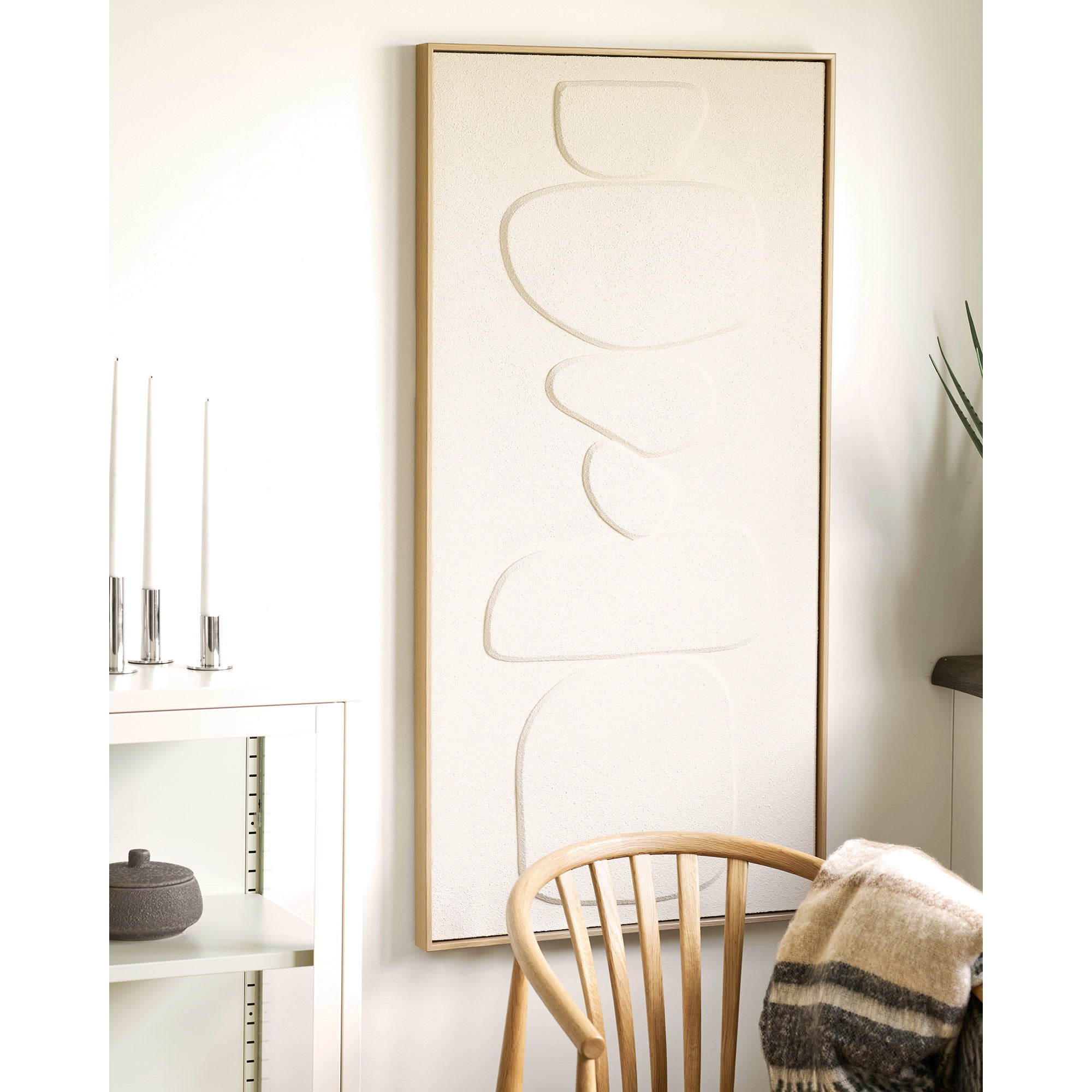 Victoria Relief Wall Decoration - Beige