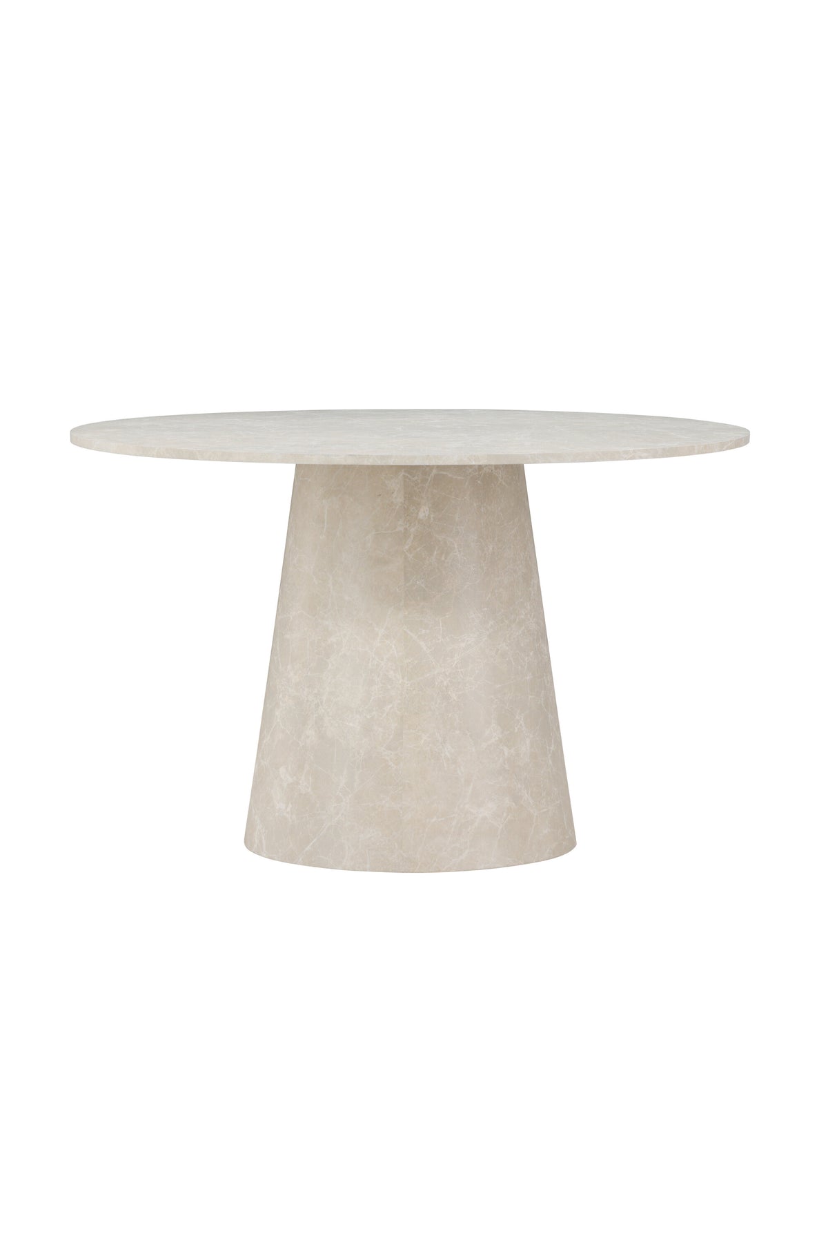 Lanzo Round Dining Table – Beige