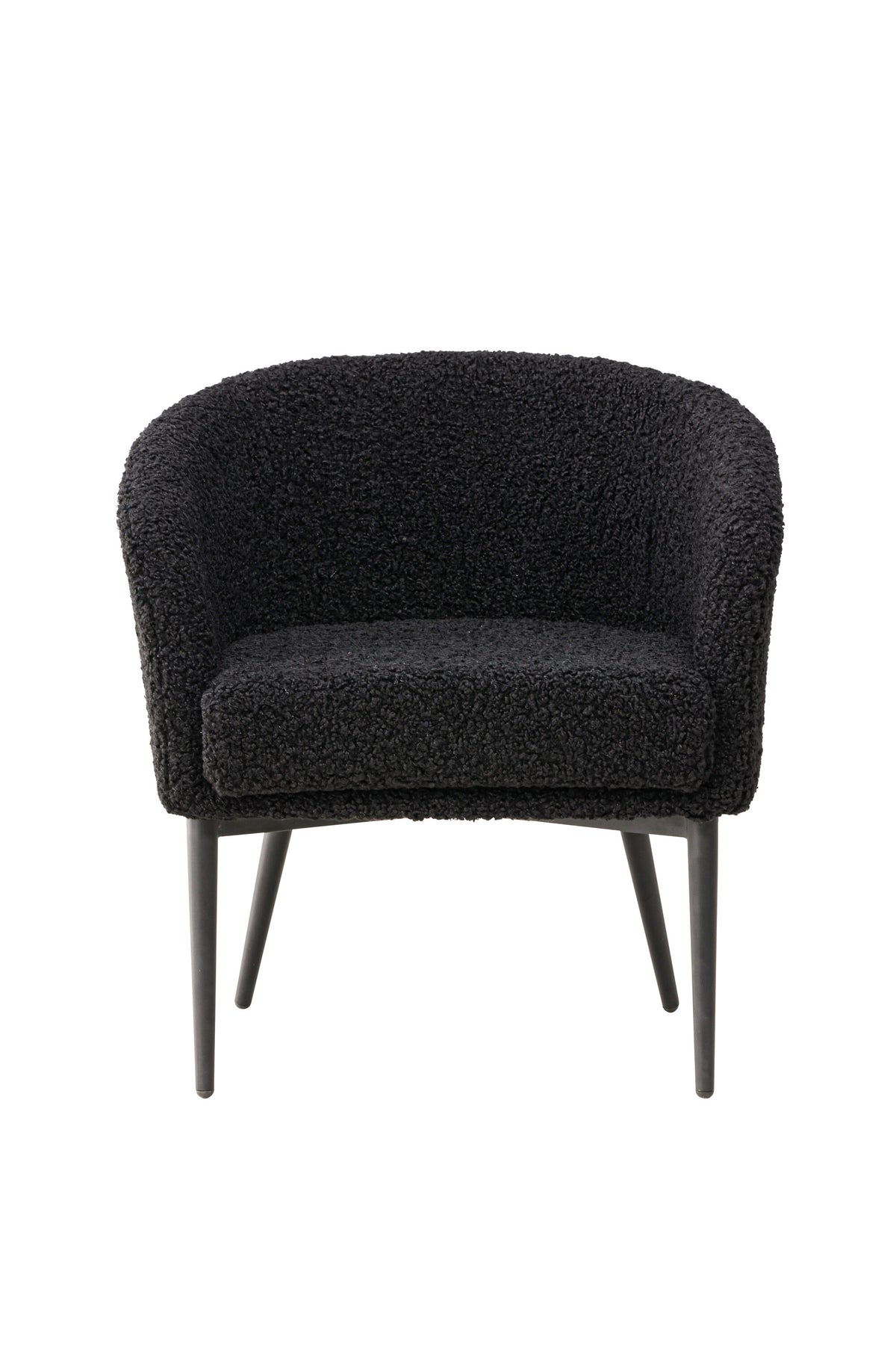 Fluffy Armchair – Black