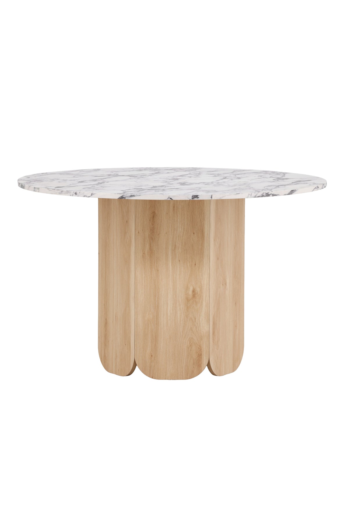 Tekla Round Dining Table – Light Grey