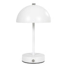 Holt Table Lamp - Table lamp, rechargeable, metal, white/steel