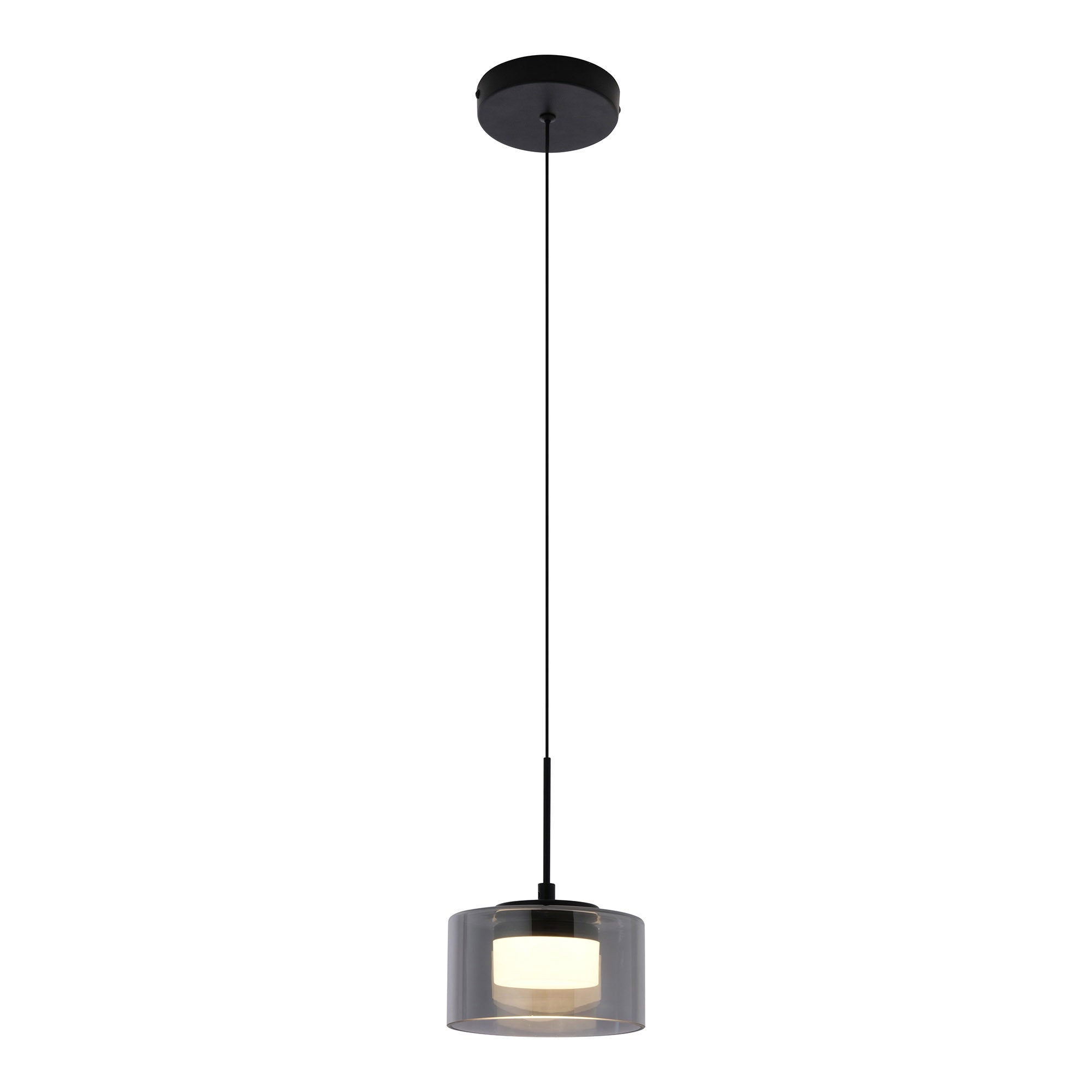 Cholet Pendant - Black / Clear
