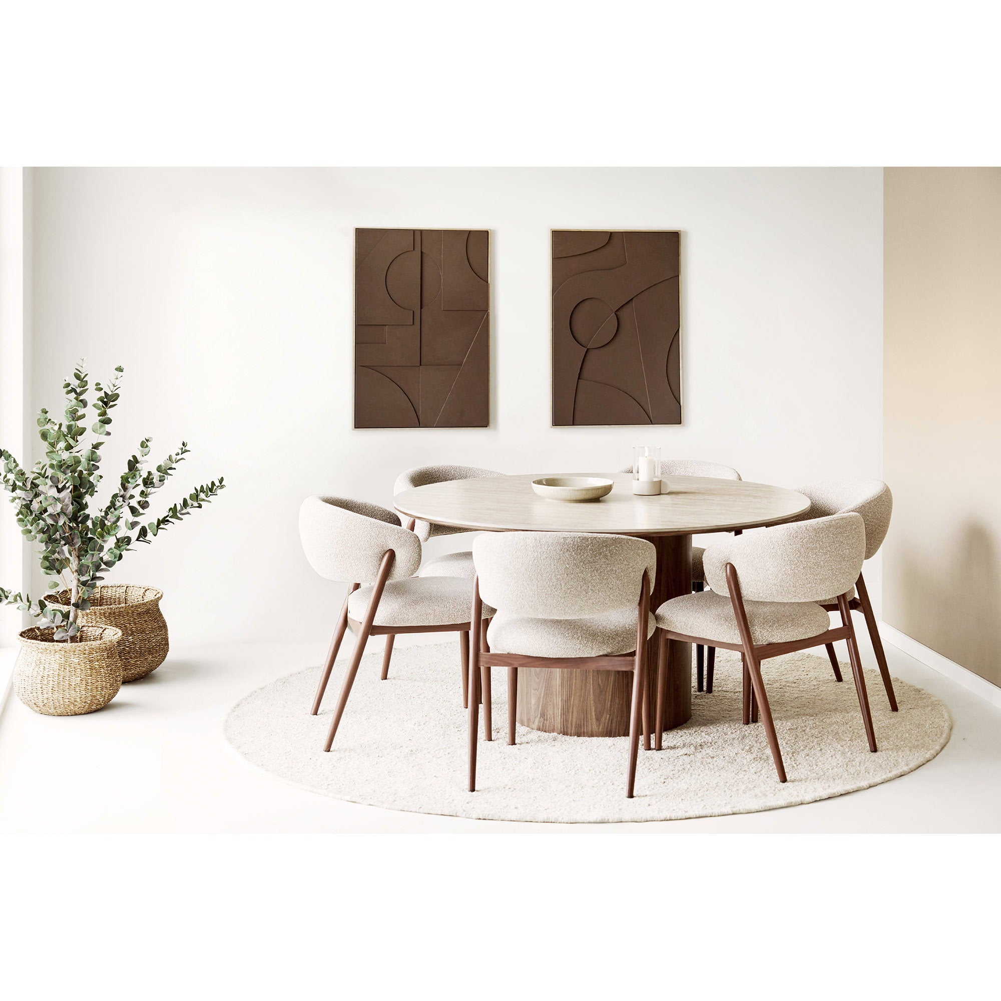 Hurricane candle holder - Beige