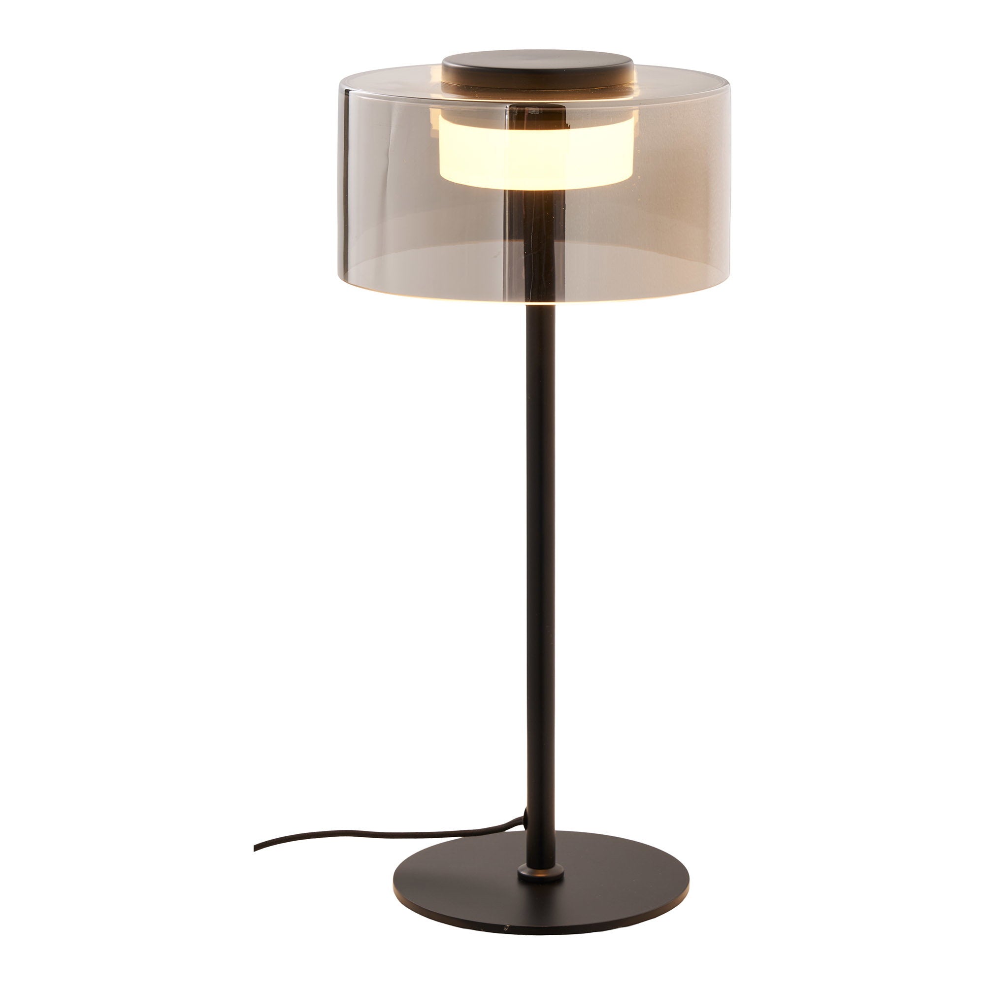 Cholet Table Lamp - Black / Clear