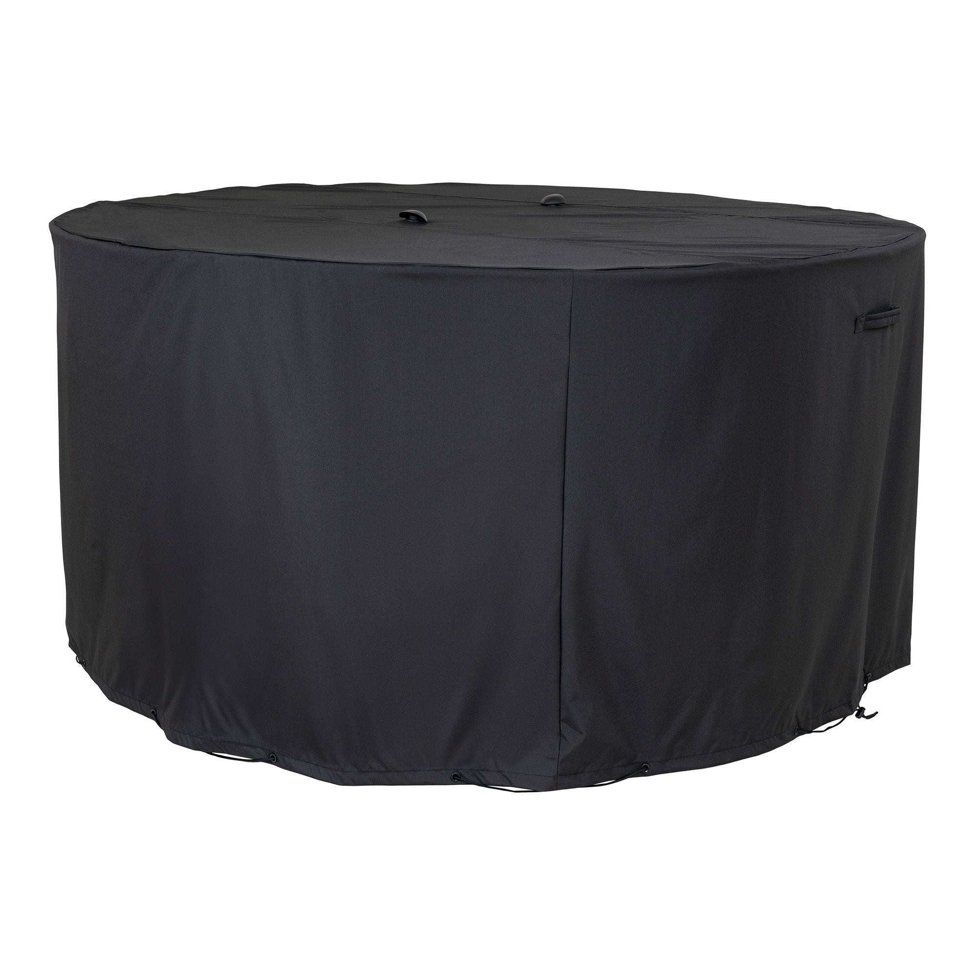 Luxury Cover - Luxury cover for round table 180 cm with 4 chairs, 210g/m2 600D polyester PU coated, water repellant, black