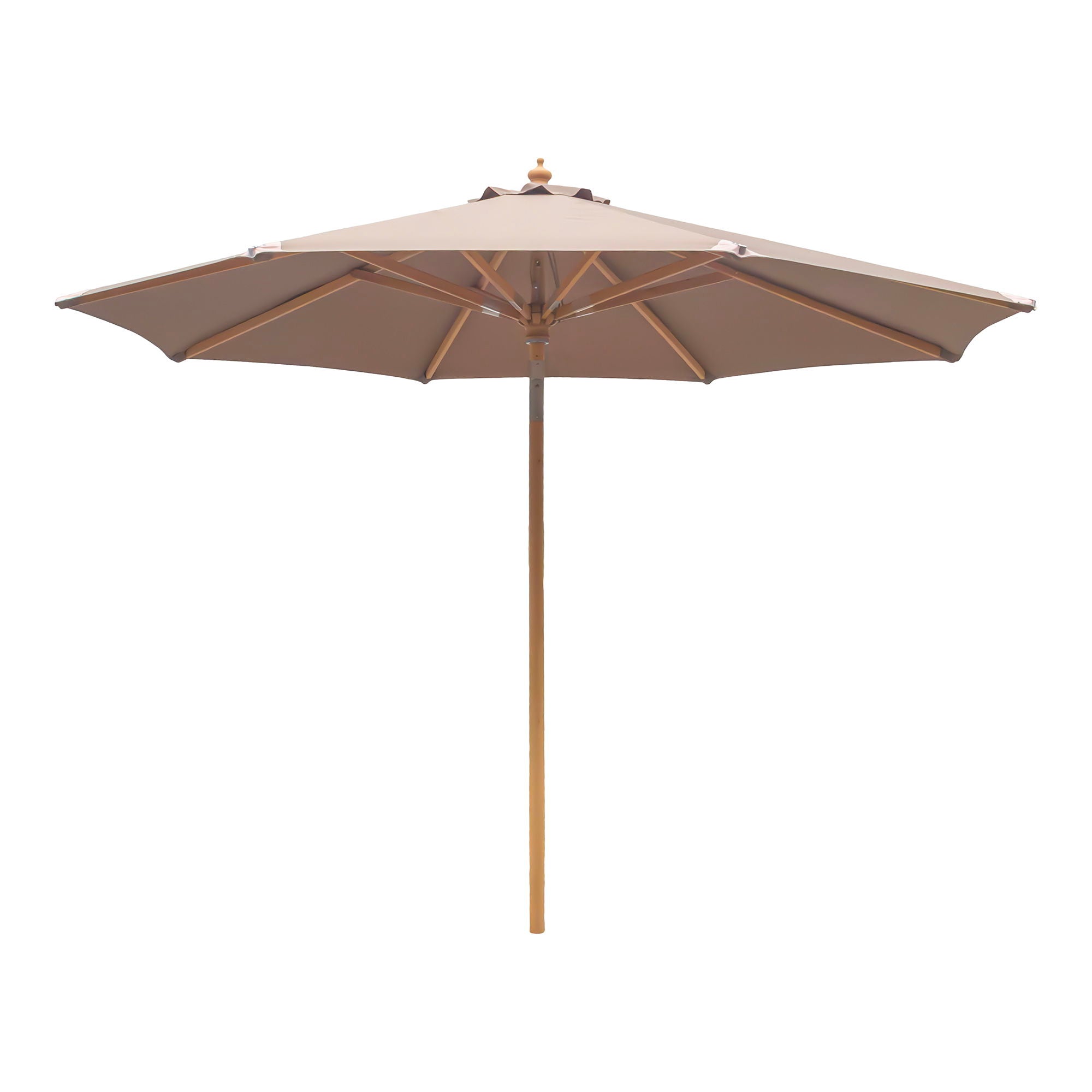 Austin Parasol - Parasol with tilt, wooden pole, sand, ø300 cm