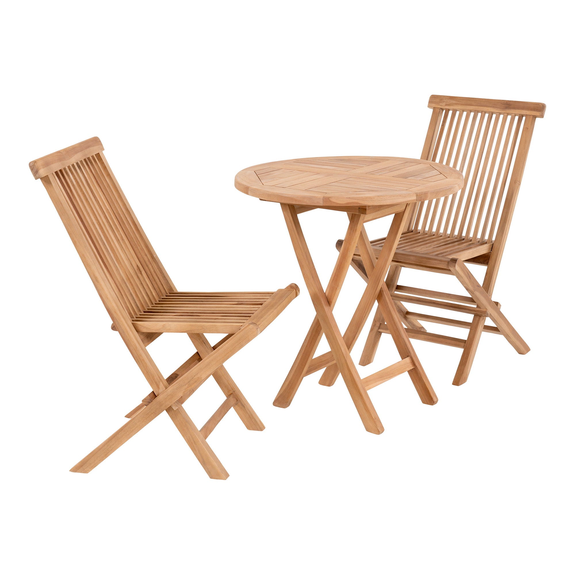 Oviedo and Toledo Garden Set - Side Table and 2 Dining Chairs