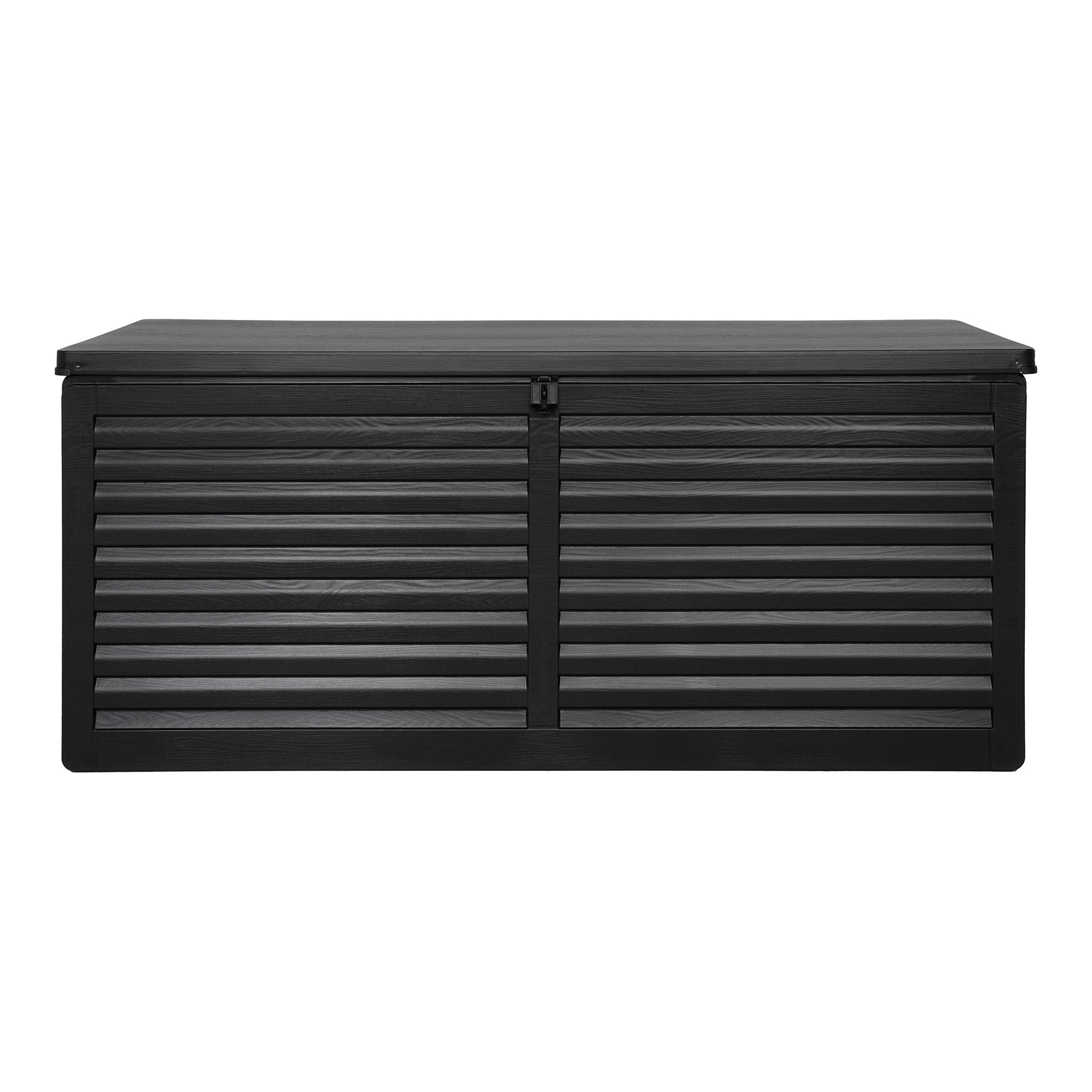 Dubrovnik Cushion Box  - Cushion Box, plastic, black, 146,5x61x64,5 cm, 490 L