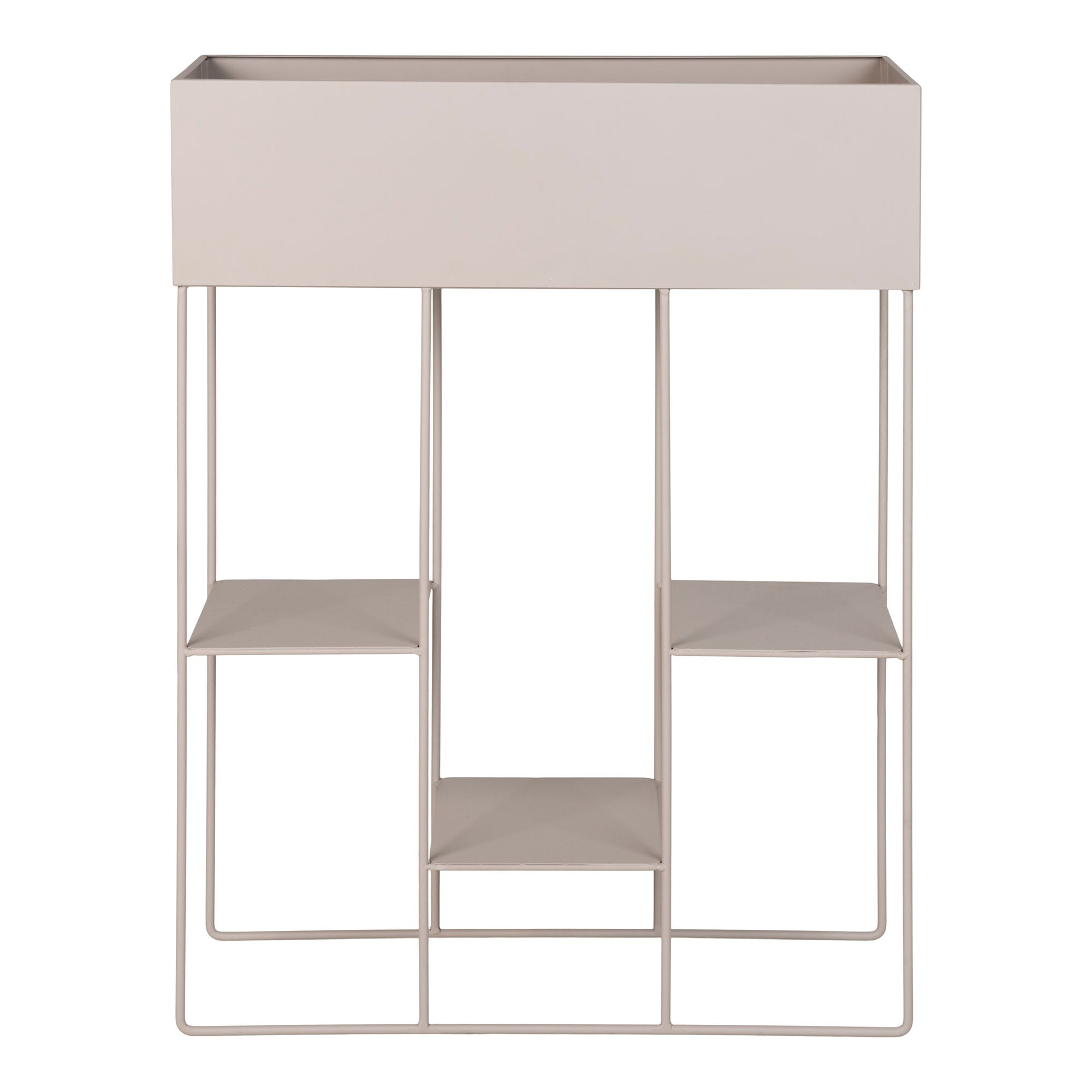 Rabo Planter - Planter, steel, 3 shelves, sand 25x60x80 cm