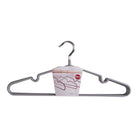 Massa Hangers - Metal hangers with grey coating, set of 10