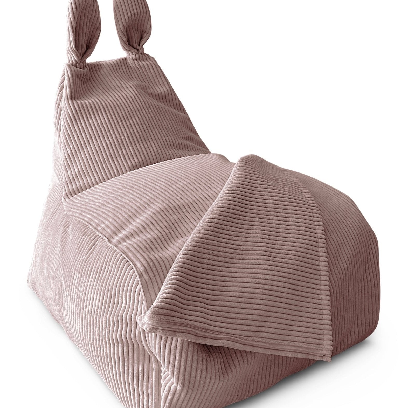BUNNY L Bean Bag, Corduroy, Dark Grey - Scandinavian Stories by Marton