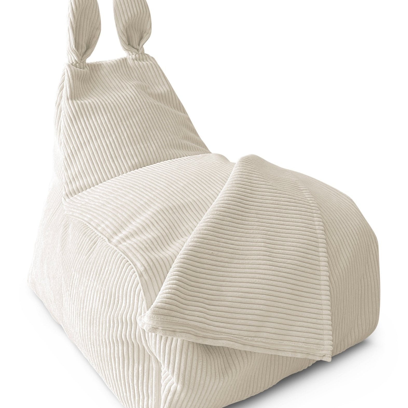 BUNNY L Bean Bag, Corduroy, Light Blue - Scandinavian Stories by Marton