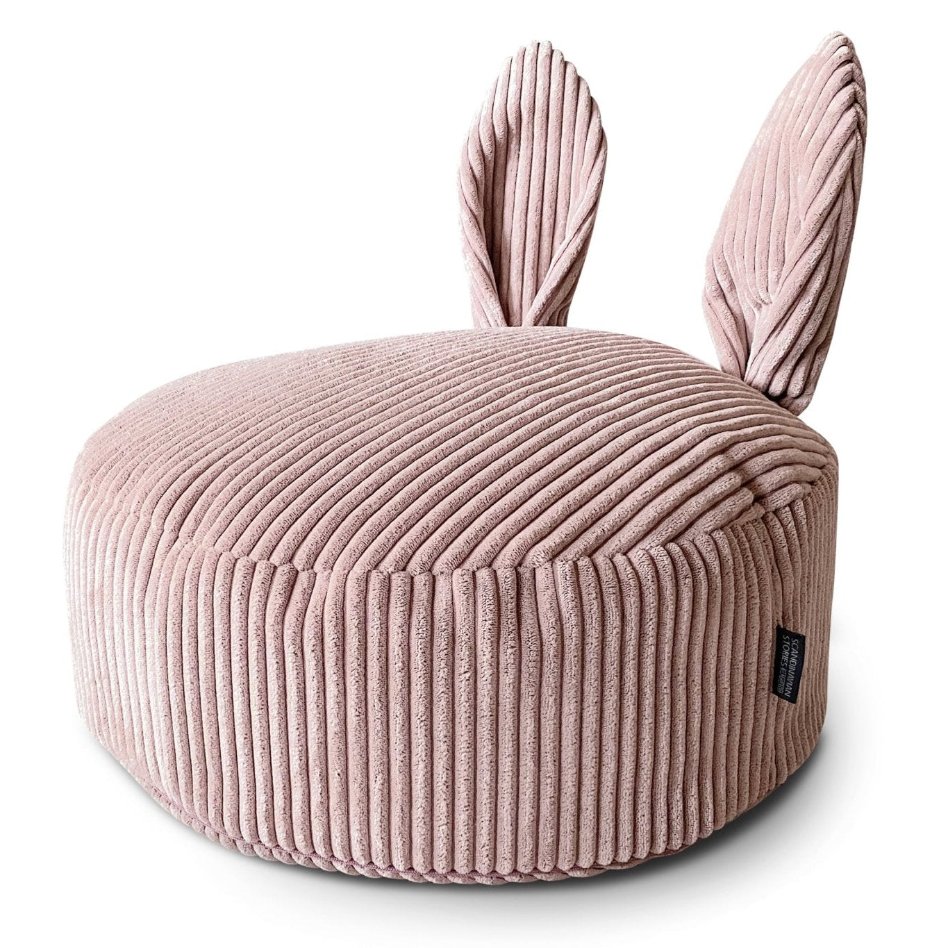 BUNNY Pouf Bean Bag, Corduroy, Dark Brown - Scandinavian Stories by Marton
