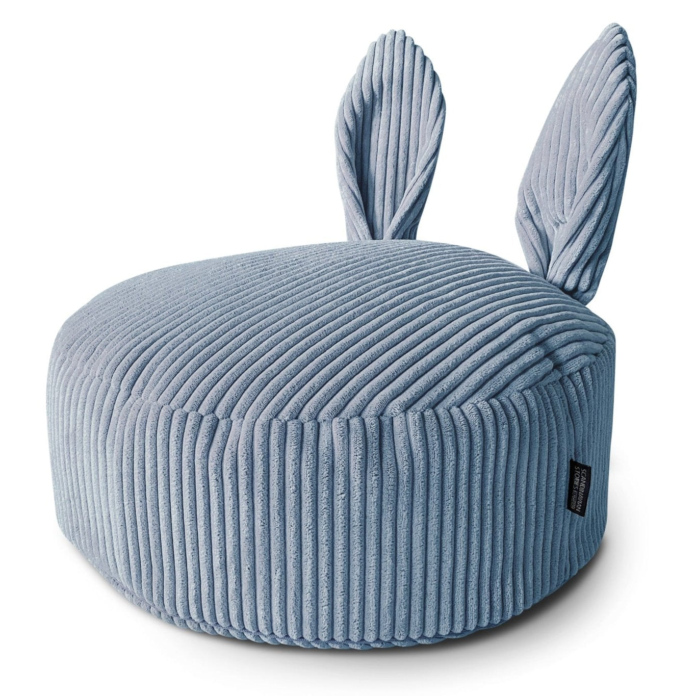 BUNNY Pouf Bean Bag, Corduroy, Dusty Pink - Scandinavian Stories by Marton