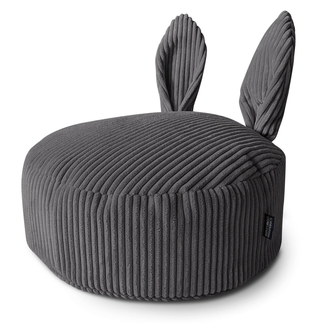 BUNNY Pouf Bean Bag, Corduroy, Light Blue - Scandinavian Stories by Marton