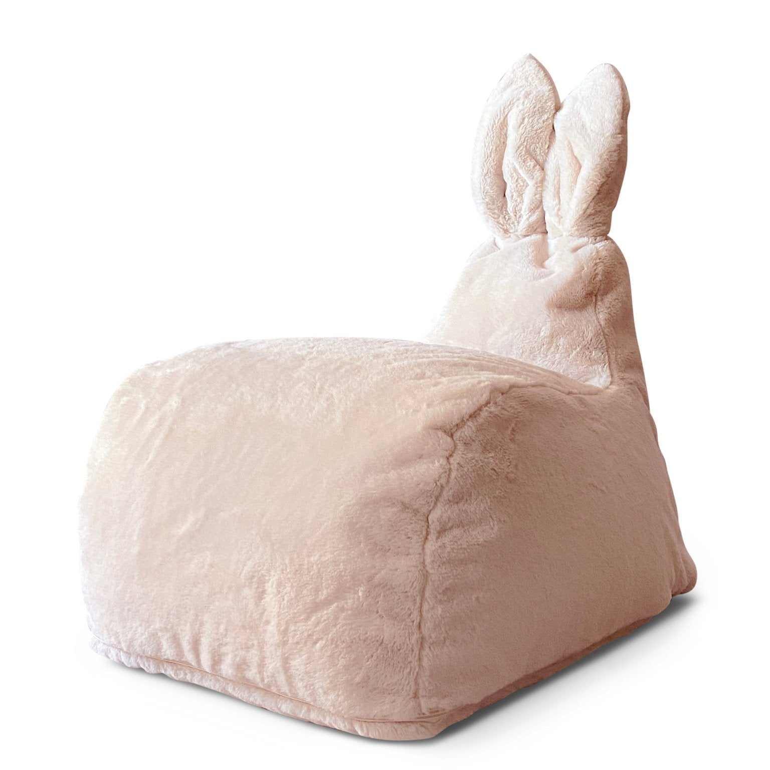 BUNNY S Bean bag, Fur Light Pink - Scandinavian Stories by Marton