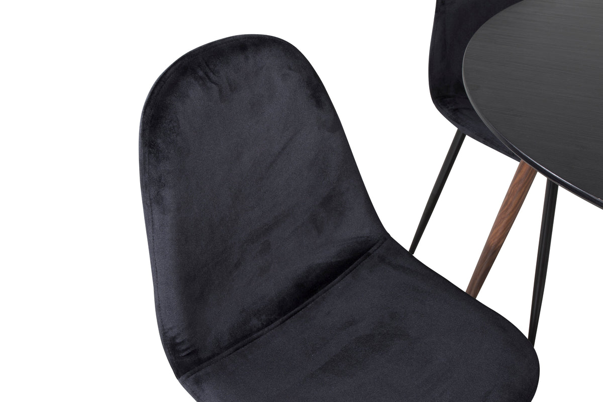 Plaza Dining Table with Polar Chairs