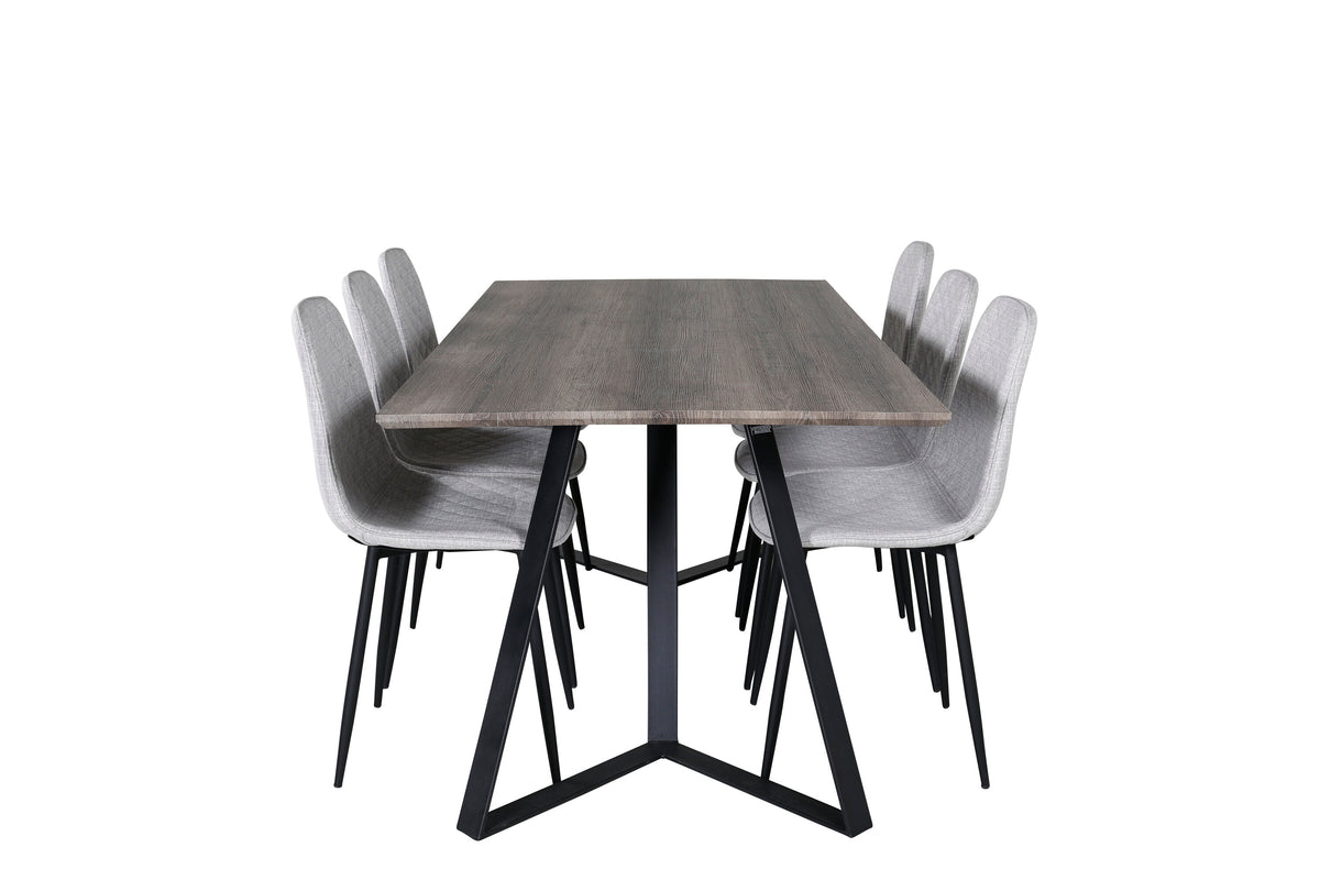 Marina Dining Table with Polar Chairs