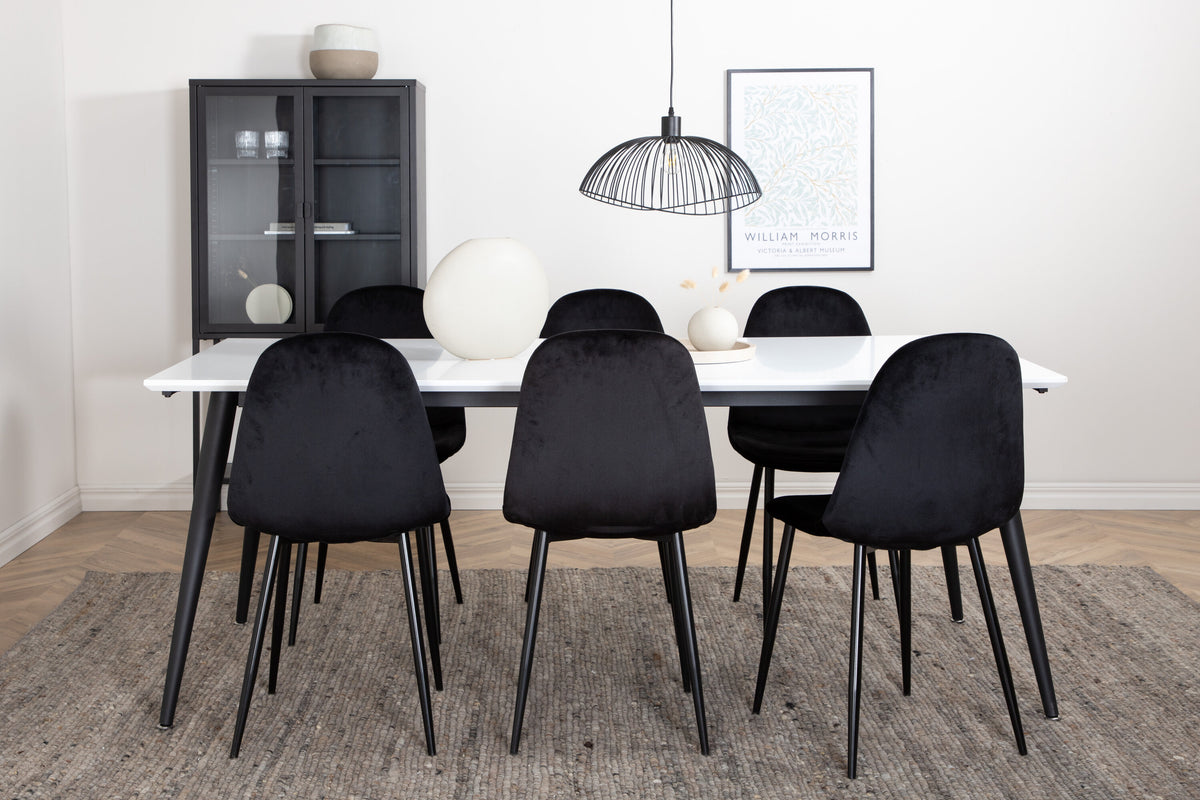 Jimmy Dining Table with Polar Chairs