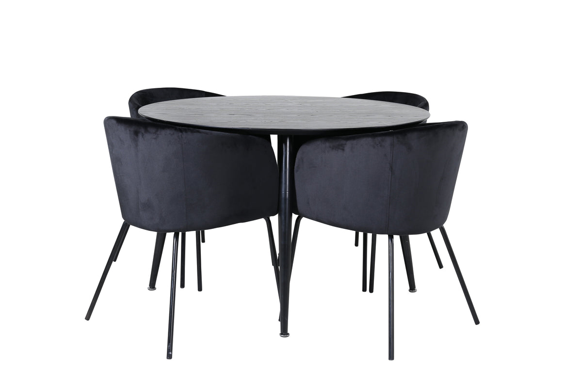 Dipp Dining Table with Berit Chairs