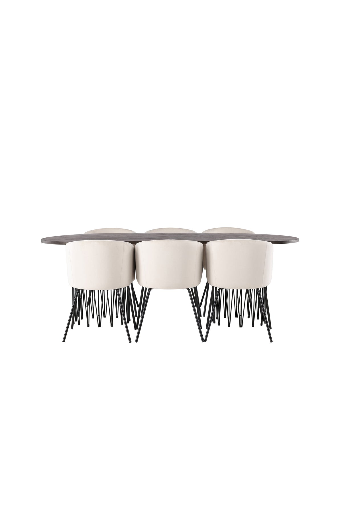 Stone Dining Table with Berit Chairs