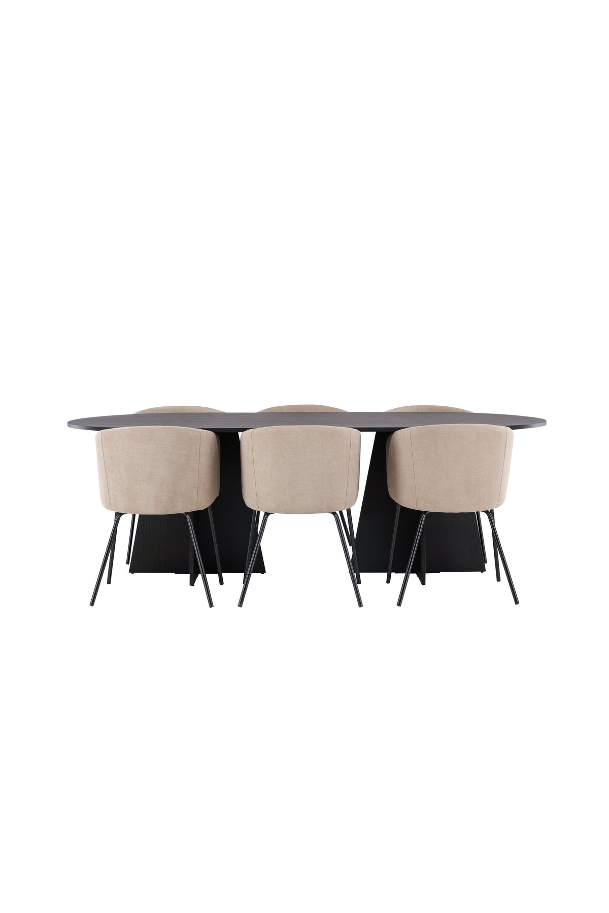 Bootcut Dining Table with Berit Chairs