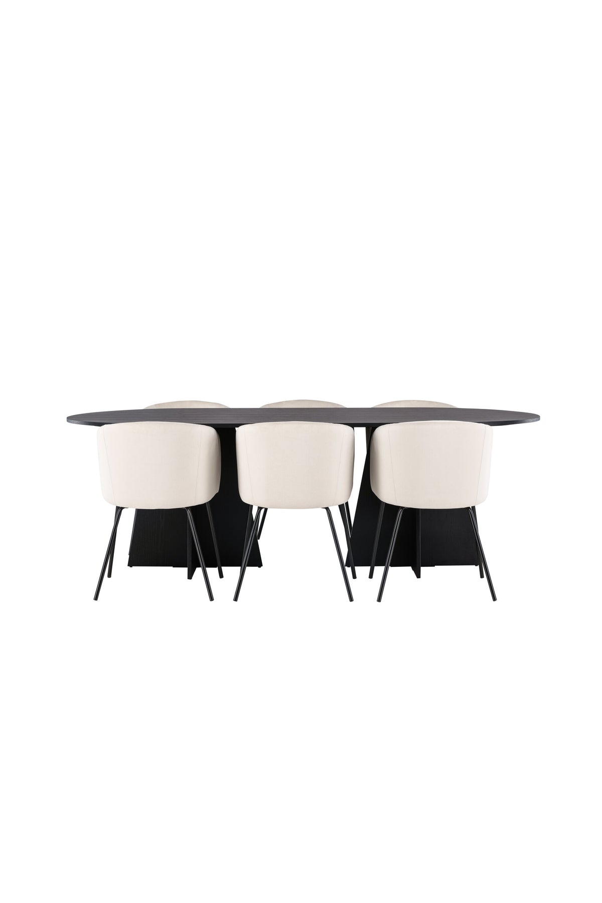 Bootcut Dining Table with Berit Chairs